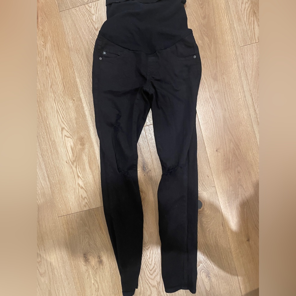 AG Secret Fit Belly Legging Ankle Maternity Jeans- Marblestone 26